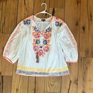 Tolani Boho Blouse Size M